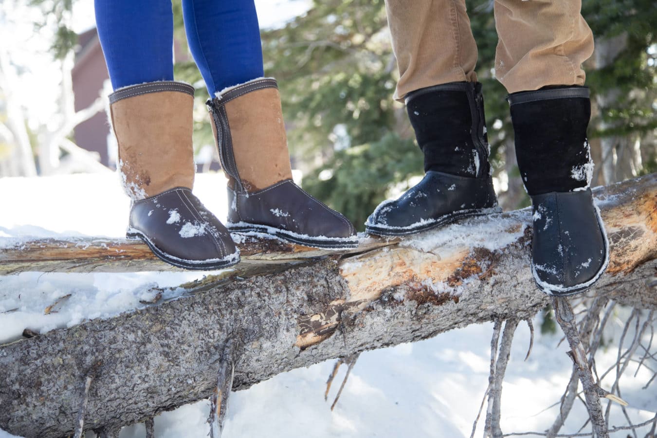 minimal winter shoes