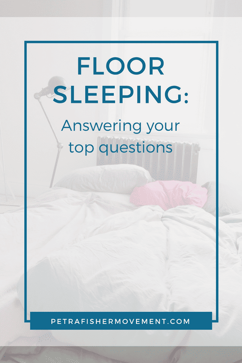 Floor sleeping
