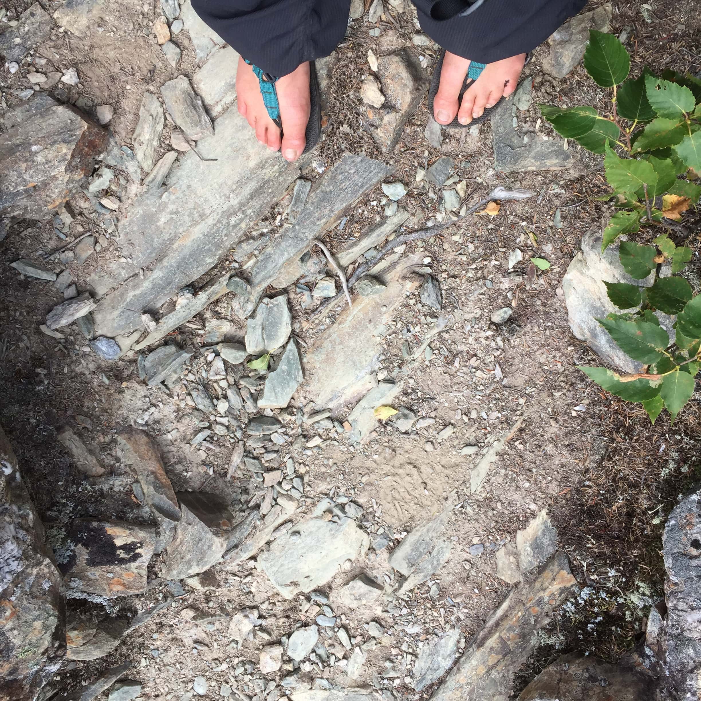 minimal barefoot hiking adventure bedrock cairn sandals 